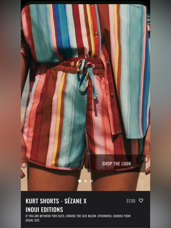 Sezane Pants - NWT SÉZANE X INOUI EDITIONS KURT SZ 6 Tuba Stripes Drawstring Shorts 🇫🇷!!!